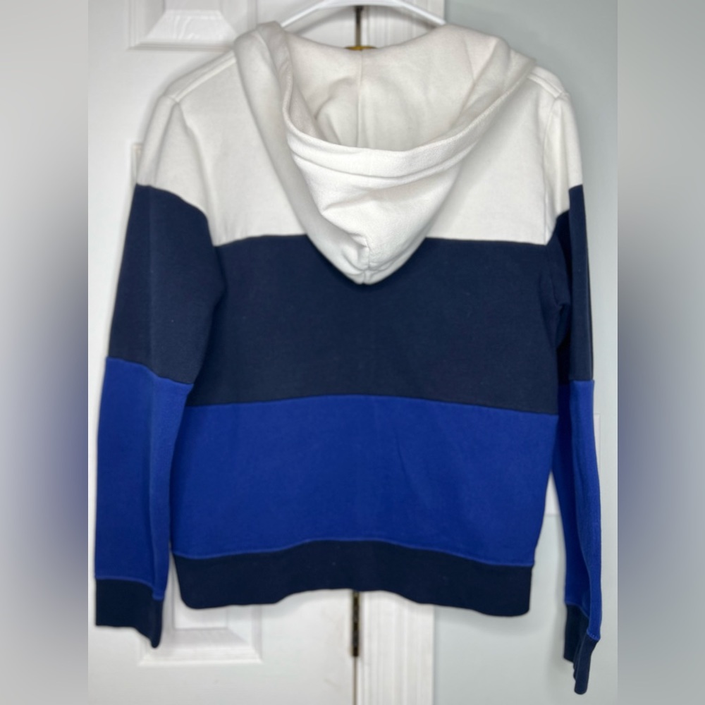 Blue and white Boys Ralph Lauren fleece jacket Size 14/16 - Picture 5 of 6